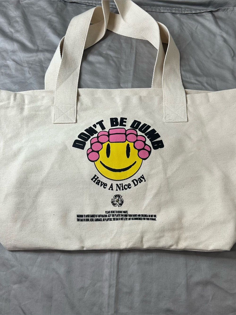 A$AP Rocky "Don't Be Dumb" tote bag